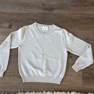 Wilfred Light Gray Crew Neck wool Sweater